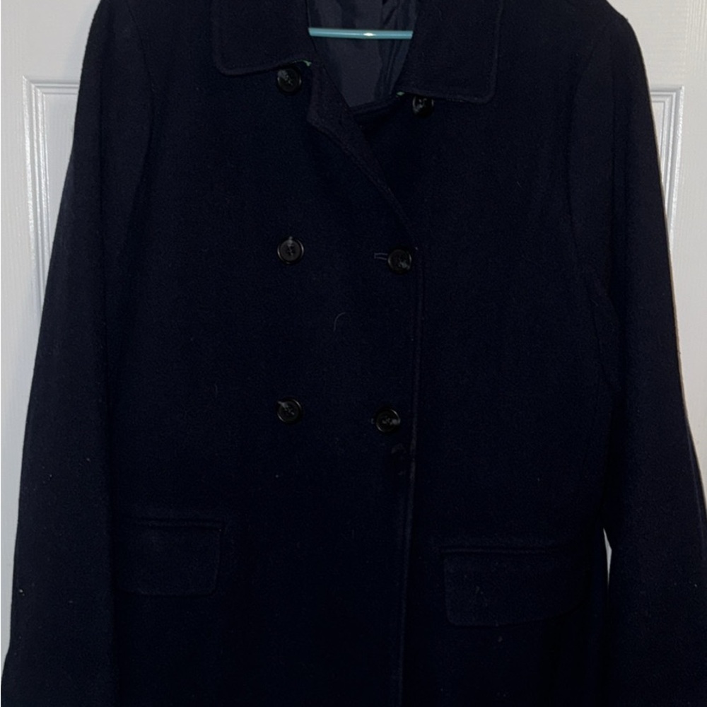J. Crew Midnight Blue Pea Coat